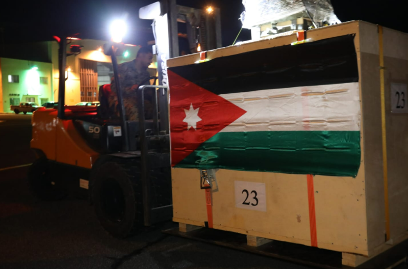 La Jordanie largue de l'aide à l'église Saint-Porphyrius de Gaza la veille de Noël