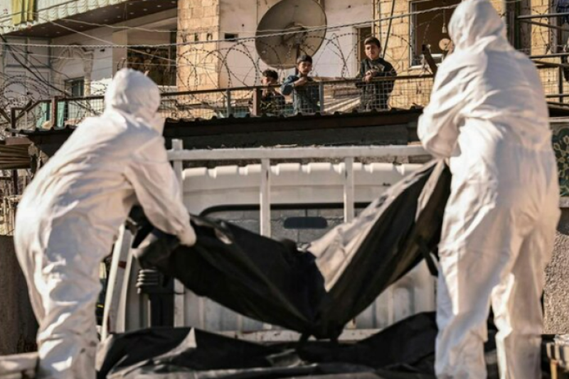 Syria rescuers say bodies found in warehouse