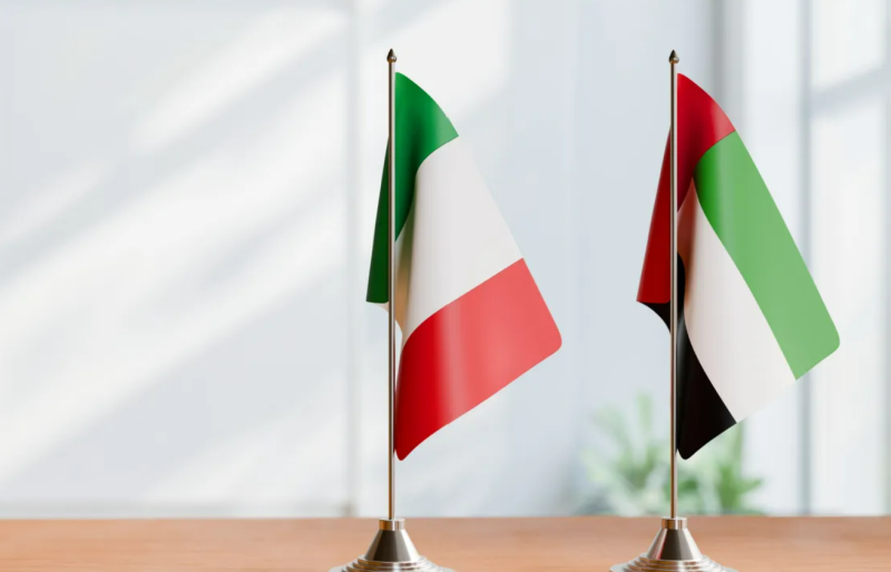 مذكرات تفاهم بين الإمارات وإيطاليا لدعم الاستثمارات المشتركة