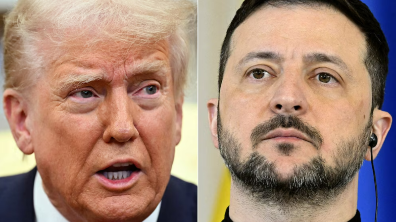 Trump says he had ‘very good’ call with Zelensky after speaking to Putin yesterday