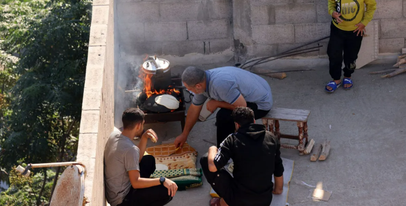 The Struggle for Survival: Gaza Residents Resort to Burning Furniture Amid Energy Crisis