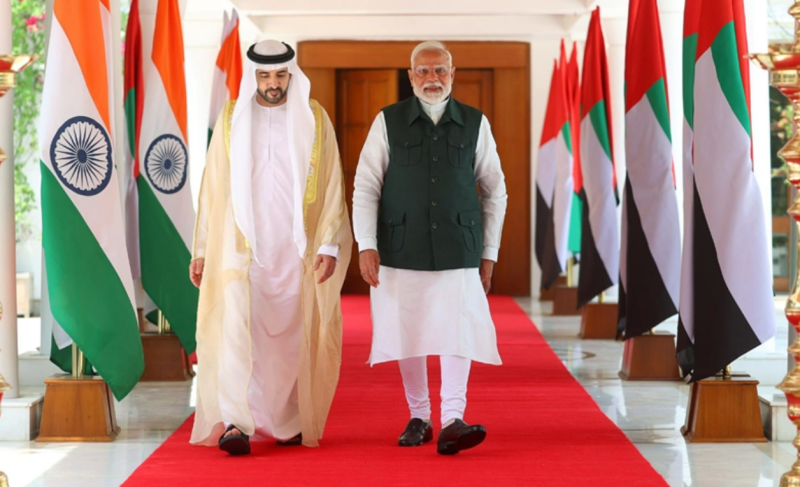 India vows to boost ties with UAE as Dubai crown prince meets Modi