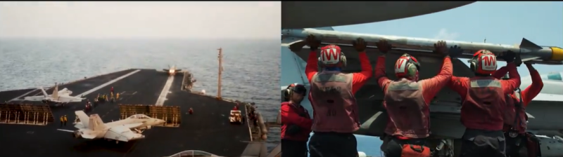 U.S. Central Command Highlights Joint Operations of Aircraft Carriers USS Carl Vinson and USS Harry S. Truman