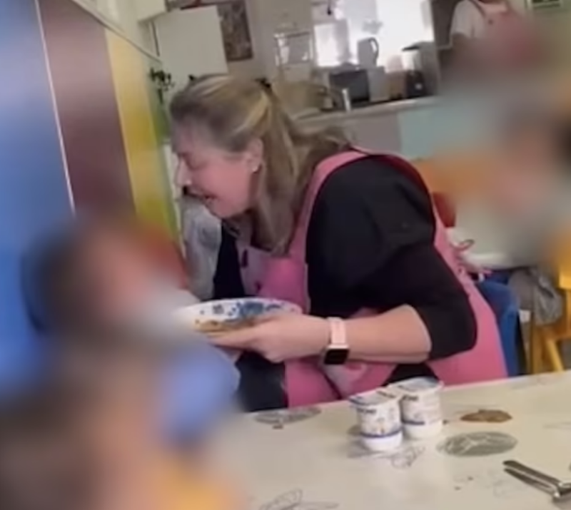 Horror vid shows nursery staff smash child’s head against wall as ex-teacher reveals abuse from choking to force-feeding