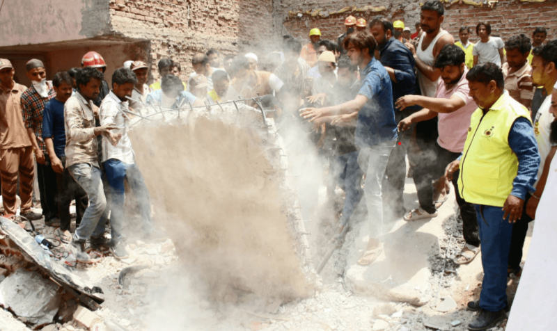 At least 11 killed in New Delhi building collapse