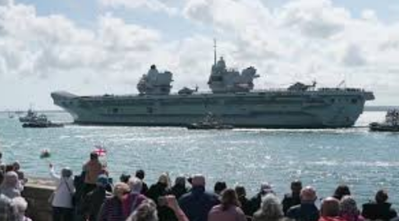 HMS Prince of Wales departs on major deployment