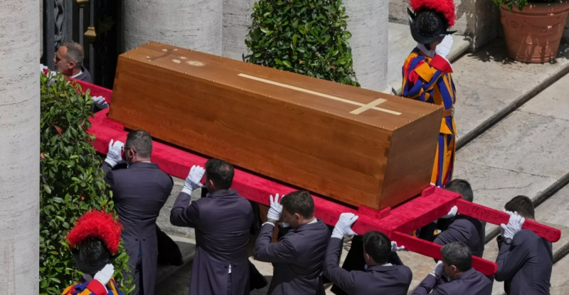 Rich and poor alike gather for Pope Francis' funeral at St Peter's Square