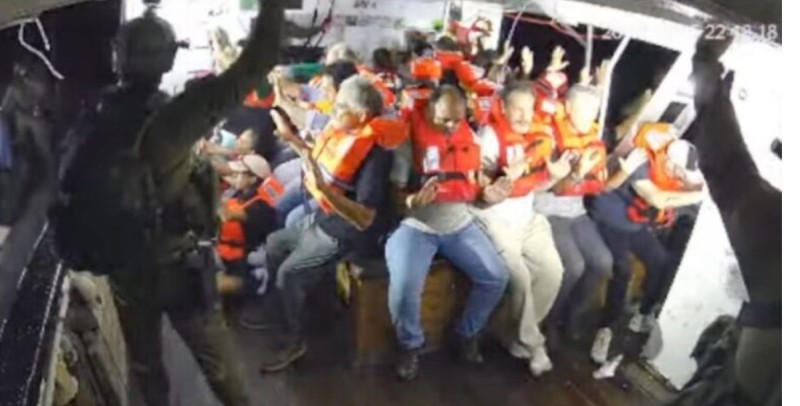 Activist boat Handala seized off Gaza brought to Israel