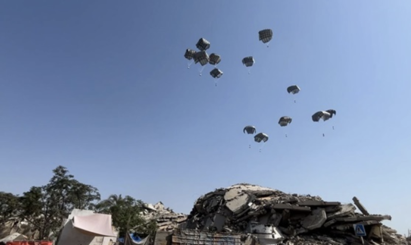 UAE conducts 72nd airdrop of aid to Gaza