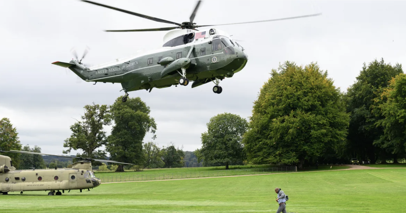 تهم وسجن محتمل.. تطورات واقعة توجيه الليزر على مروحية ترامب