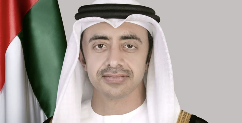 عبدالله بن زايد يشدد لنتنياهو على ضرورة إنهاء حرب غزة