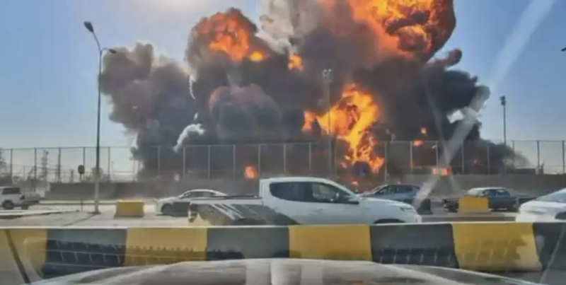 Explosion at oil depot in Iraq: casualties and injuries reported