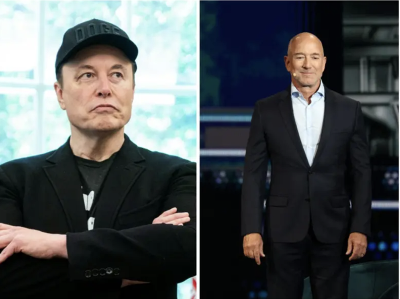 Elon Musk calls Jeff Bezos a ‘copycat’ after Amazon founder launches $6.2B AI startup 'Prometheus'