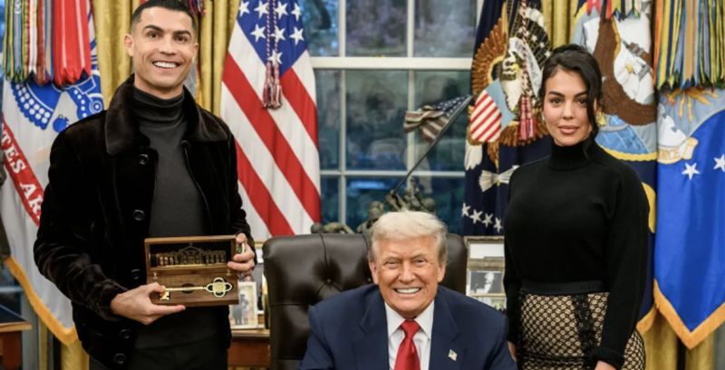 رونالدو يشكر ترامب على استقباله.. ويوجه رسالة للرئيس