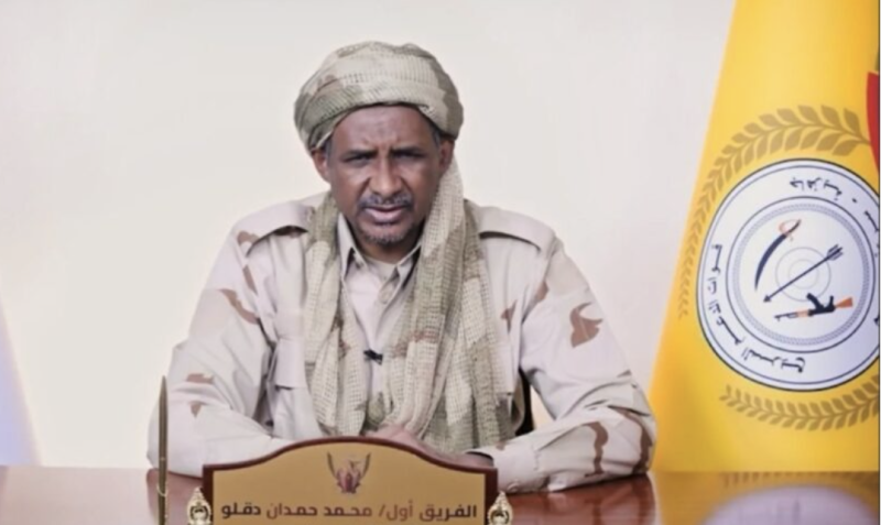 RSF commander agrees to three-month humanitarian truce in Sudan