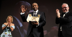 Denzel Washington receives surprise honorary Palme d’Or at Cannes premiere for ‘Highest 2 Lowest’