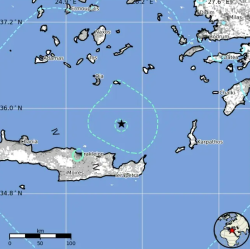 Strong M6.2 earthquake hits near the coast of Crete, Greece