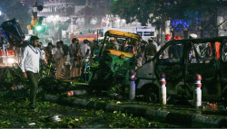 Car blast kills at least 10 people near historic Red Fort in India’s Delhi