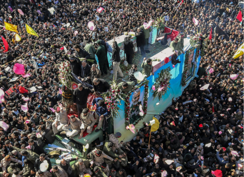103 tués dans deux explosions lors d'une cérémonie marquant la mort du commandant des gardes iraniens Soleimani