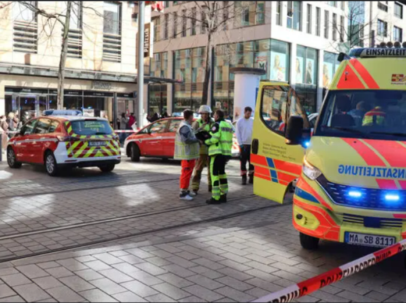 1 Killed As Car Drives Into Crowd In Germany's Mannheim Weeks After Munich Attack