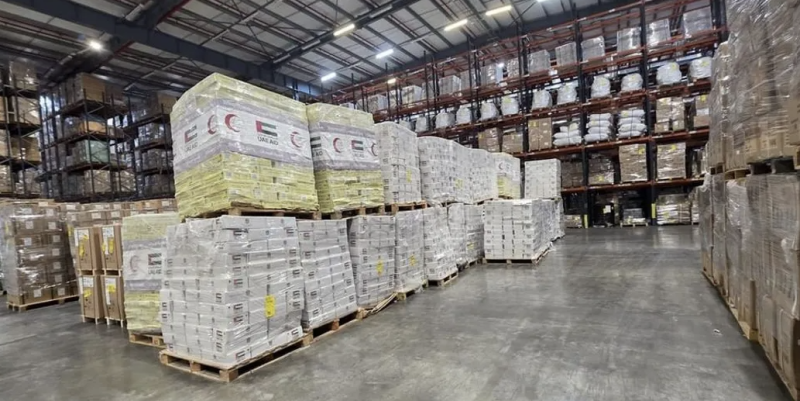 وصول سفينة إماراتية جديدة تحمل 2500 طن من المساعدات إلى غزة