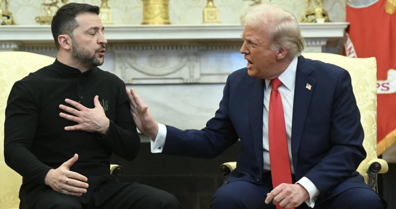 ترامب: على زيلينسكي ألا يستهدف موسكو