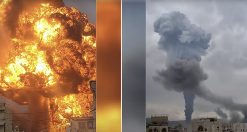 قصف إسرائيلي يستهدف العاصمة اليمنية صنعاء