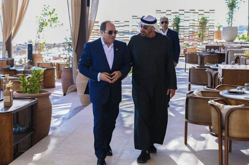 UAE president concludes Egypt visit with pledge of closer ties