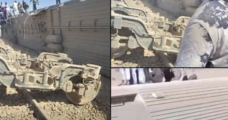 فيديو.. خروج قطار عن مساره قرب الضبعة بمصر وسقوط ضحايا