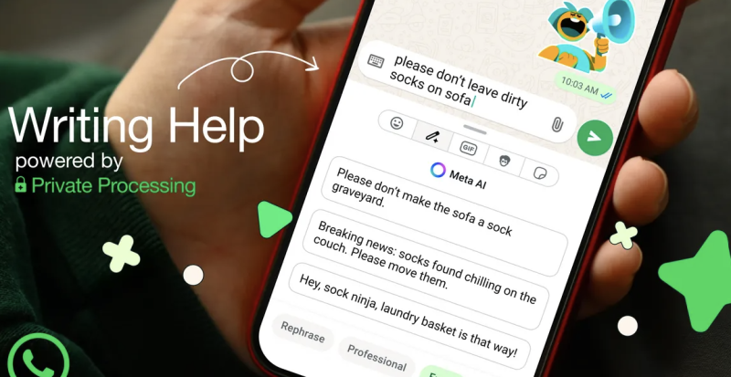 "واتساب" يطلق خاصية جديدة لكتابة الرسائل بالذكاء الاصطناعي
