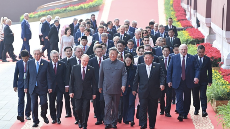 China holds largest military parade in Beijing with world leaders attending