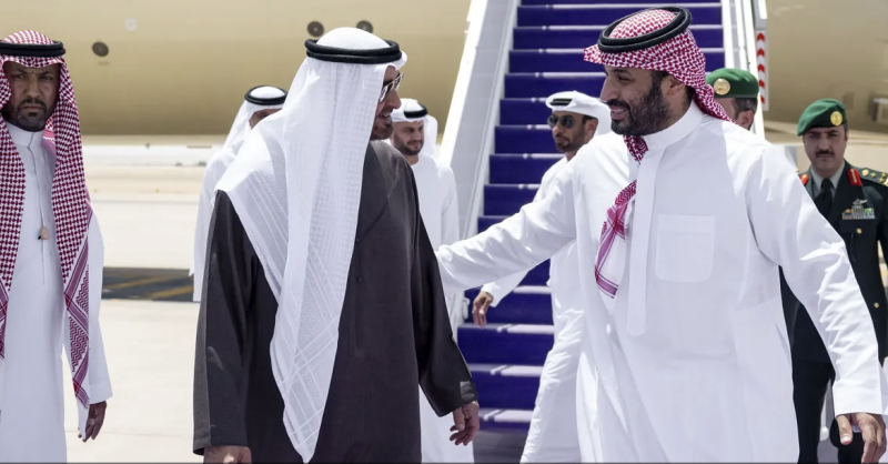 محمد بن زايد يصل السعودية في زيارة أخوية