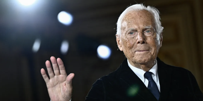 الموت يطوي صفحة أسطورة الموضة العالمية جورجيو أرماني