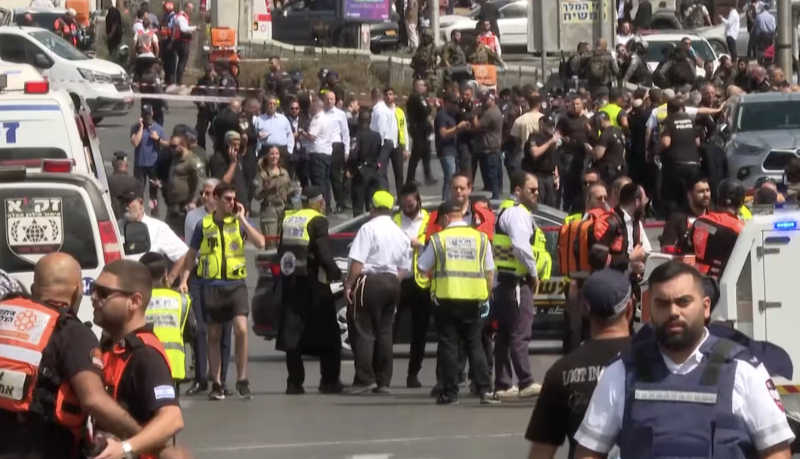Gunmen kill 6 in shooting attack at Jerusalem bus stop, police say
