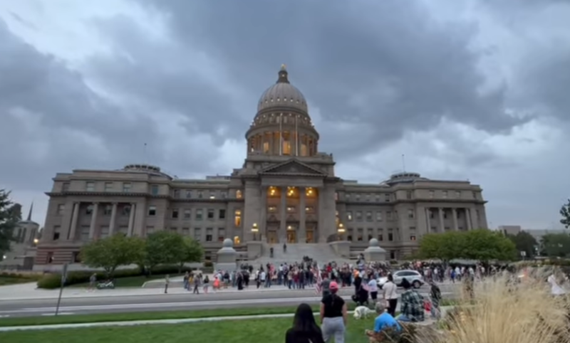 Candlelight Vigil Held at Idaho Capitol to Honor Charlie Kirk