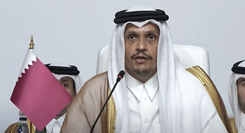 رئيس وزراء قطر: الاعتداء الإسرائيلي على الدوحة "إرهاب دولة"