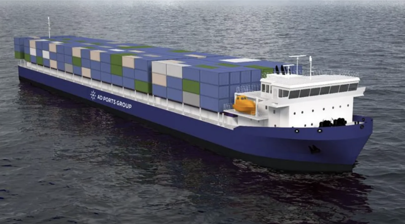 موانئ أبوظبي تمنح عقداً لشركة باكو لبناء سفينتي حاويات جديدة