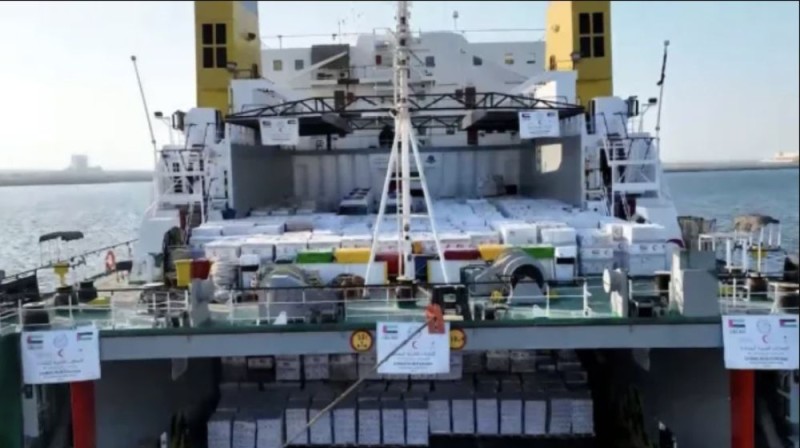 UAE Aid Ship Arrives At Egypt’s Al Arish Port, Bound For Gaza Relief Efforts