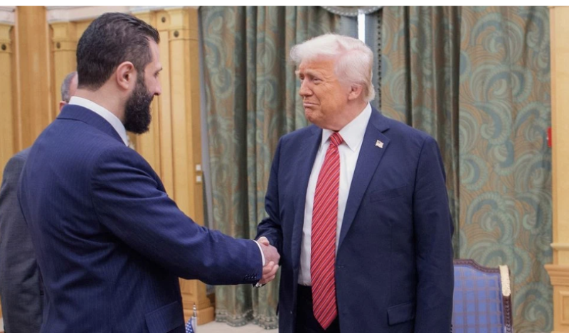 Trump hosts historic meeting with Syrian leader at White House