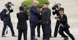 Trump says he will 'get the conflict solved with North Korea'